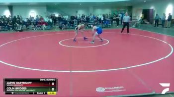 149 lbs Cons. Round 3 - Colin Bridges, Washington And Lee University vs Jaryn Hartranft, Wilkes University