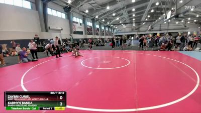 85 lbs Round 2 - Karmyn Banda, Bandas Wrestling Academy vs Zaybri Curiel, West Texas Grapplers Wrestling Club