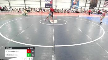 80 lbs Rr Rnd 3 - Saraj Thompson, Ragin Raisins Niagara vs Tucker Cranmer, Roughnecks