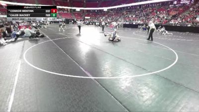 D3-157 lbs Quarterfinal - Caleb Mackey, Pardeeville vs Connor Mentink, Oostburg