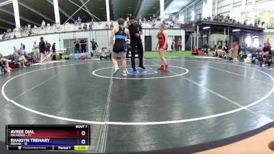 155 lbs Round 2 (8 Team) - Avree Dial, Oklahoma vs Rhaigyn Trenary, Indiana