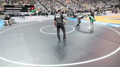 120-3A Quarterfinal - Pablito Rodriguez, Alamosa vs Dawsen Drozdik, Delta High School