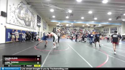 285 lbs Cons. Round 4 - Lund Thomas, Costa Mesa vs Caleb Floyd, Yucaipa