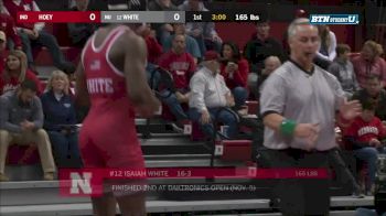 165 lbs, Dillon&nbsp;Hoey, Indiana vs Isaiah White, Nebraska