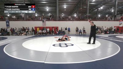 57 kg Cons. Quarters - Tyler Harper, Arkansas Regional Training Center vs Tyler Chappell, Pittsburgh Wrestling Club