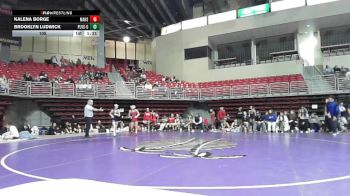 105 lbs Round 5 (6 Team) - Kalena Borge, Manhattan HS vs Brooklyn Ludwick, Papillion-La Vista South