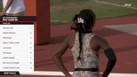 High School Girls' 4x200m Relay 6A, Finals 1