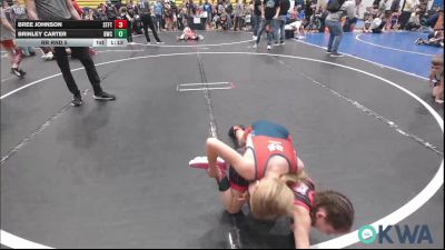 62 lbs Rr Rnd 5 - Bree Johnson, Standfast vs Brinley Carter, Bartlesville Wrestling Club