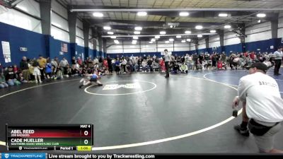 80 lbs Quarterfinal - Abel Reed, 208 Badgers vs Cade Mueller, Southern Idaho Wrestling Club