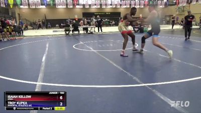 190 lbs Champ. Round 1 - Isaiah Kellow, Iowa vs Troy Kupka, Immortal Athletics WC