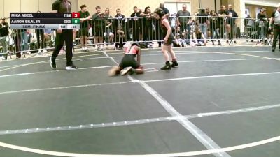54 lbs Semifinal - Mika Abeel, Team Aggression vs Aaron Bilal Jr, Socal Grappling