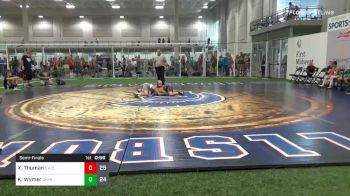 Semifinal - Xavier Thuman, Elite Athletic Club DZ vs Kolton Wymer, Youngbloods