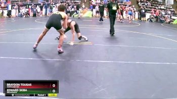 125 lbs Cons. Round 2 - Braydon Tougas, Hartland WC vs Edward Skiba, Brunswick