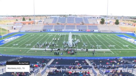 Monterey H.S., TX at 2019 BOA West Texas Regional Championship, pres. by Yamaha