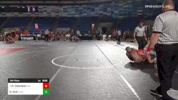 170 lbs 5th Place - Draygan Colonese, Pine Creek High School vs Darwin Hull, Ohana