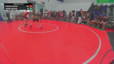 144 lbs Cons. Round 4 - Aiden Aguilar, Lancers WC vs Mason Wilson, Threshold Wrestling Club