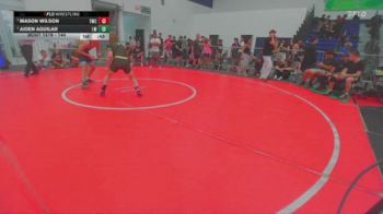 144 lbs Cons. Round 4 - Aiden Aguilar, Lancers WC vs Mason Wilson, Threshold Wrestling Club