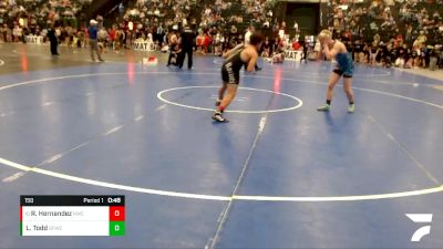 150 lbs Cons. Round 1 - Rafael Hernandez, Rocket Wrestling Club vs Layn Todd, St. Francis Wrestling Club