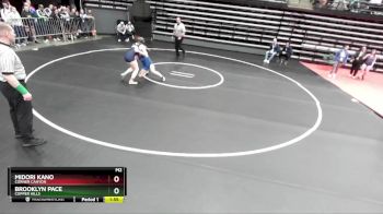 6A 125 lbs Semifinal - Brooklyn Pace, Copper Hills vs Midori Kano, Corner Canyon