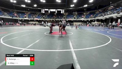 170 lbs Semifinal - Kinnidi Riley, Bloom vs Franciana Kalanga, Urbana