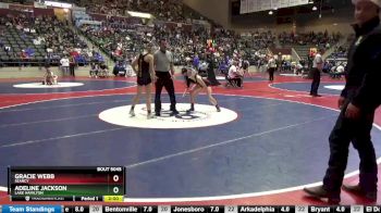 5A 110 lbs Semifinal - Adeline Jackson, Lake Hamilton vs Gracie Webb, Searcy