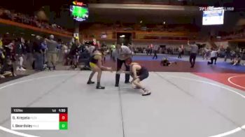 102 lbs Round Of 16 - Gatlin Krepela, Pleasanton vs Isaac Beardsley, Miles City Cowboys