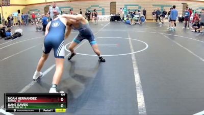 120 lbs Round 8 (10 Team) - DANE RAVEIS, South Side WC vs Noah Hernandez, Buxton