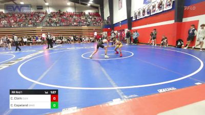 92 lbs Rr Rnd 1 - Caleb Clark, Cleveland vs Chandler Copeland, Sand Springs