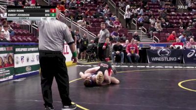 189 lbs Consi 3 - Jared Rohn, Saucon Valley vs Emery Johnson, Reynolds