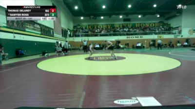 120 lbs Champ. Round 1 - Thomas Delaney, Valencia/Valencia vs Sawyer Ross, South Torrance