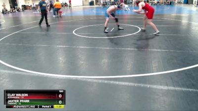 160 lbs Semis (4 Team) - Jaxter Pfarr, TMBWWG vs Clay Wilson, Alexandria