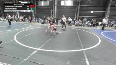 58 lbs Rr Rnd 2 - Remington Chagolla, Chagolla Trained WC vs Cheyenne Pina, Way Out West