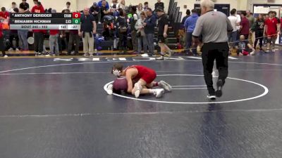 103 lbs 5th Place Match - Benjamin Hickman, SJCI vs Anthony DeRidder, Chaminade
