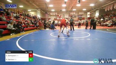 112 lbs Rr Rnd 3 - Coy Sampson, Grove Takedown Club vs Sawyer Dorton, Grove Takedown Club