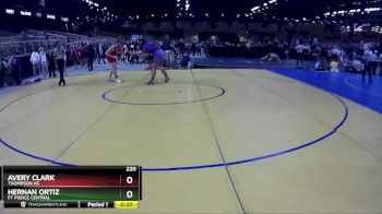 220 lbs Cons. Round 4 - Hernan Ortiz, Ft Pierce Central vs Avery Clark, Thompson HS