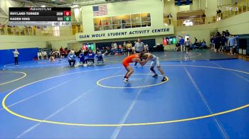 165 lbs Round 1 (6 Team) - Rhyland Turner, Snow vs Kaden King, Iowa Central Community College