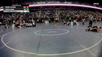 2A 120 lbs Cons. Round 2 - Omega Edge, Trinity vs Aeden Larkins, Southwest Onslow High School