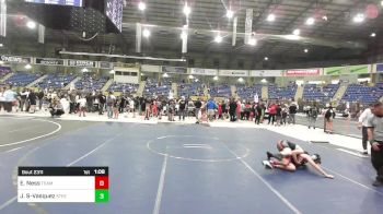 122 lbs Semifinal - Eli Ness, Team Braves WC vs Jacob Sanchez-Vasquez, Steel City Reloaded