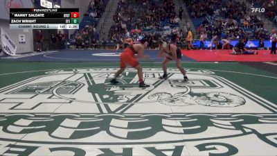133 lbs Champ. Round 2 - Manny Saldate, Oregon State vs Zach Wright, San Francisco State