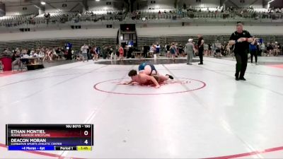 190 lbs Round 1 - Ethan Montiel, Rogue Warrior Wrestling vs Deacon Moran, Combative Sports Athletic Center