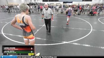 106 lbs Cons. Round 2 - Jacob Smith, B.A.M. Training Center vs James Moore, Stout Wrestling Academy