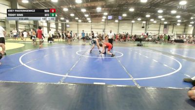 112 lbs Round Of 16 - Joey Pasterkiewicz, Warhawks - MS vs Teddy Sims, Team Gotcha - MS