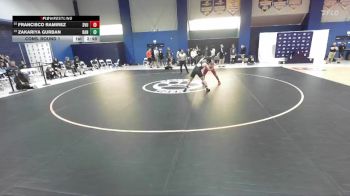 133 lbs Cons. Round 1 - Francisco Ramirez, Southern Virginia vs Zakariya Gurban, Randolph