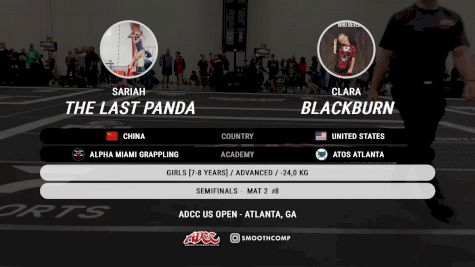 Clara Blackburn vs Sariah The Last Panda 2025 ADCC Atlanta Open