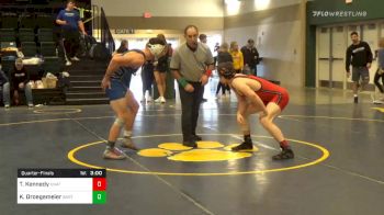 Quarterfinal - Tannen Kennedy, Unattached-Western State Colorado University vs Kolby Droegemeier, Barton