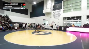 138 lbs Cons. Round 3 - Noah Lopez, Walnut vs Sebastian Rodriguez, Palm Desert