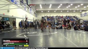 152 lbs Cons. Round 4 - Kai Ortiz, Fullerton Union High School Wr vs Landon Halem, Simi Valley