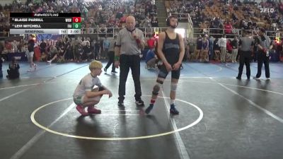 115 lbs Semifinal - Blaise Parrill, Worthington Kilbourne Wolves vs Levi Mitchell, Fairland