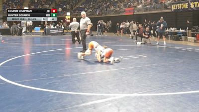 55 lbs Consy 2 - Colton Chapman, Jim Thorpe vs Hunter Schuch, Neshaminy