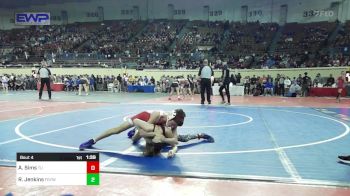 80 lbs Round Of 64 - Ashton Sims, Tulsa Union vs Rylan Jenkins, Fort Gibson Youth Wrestling